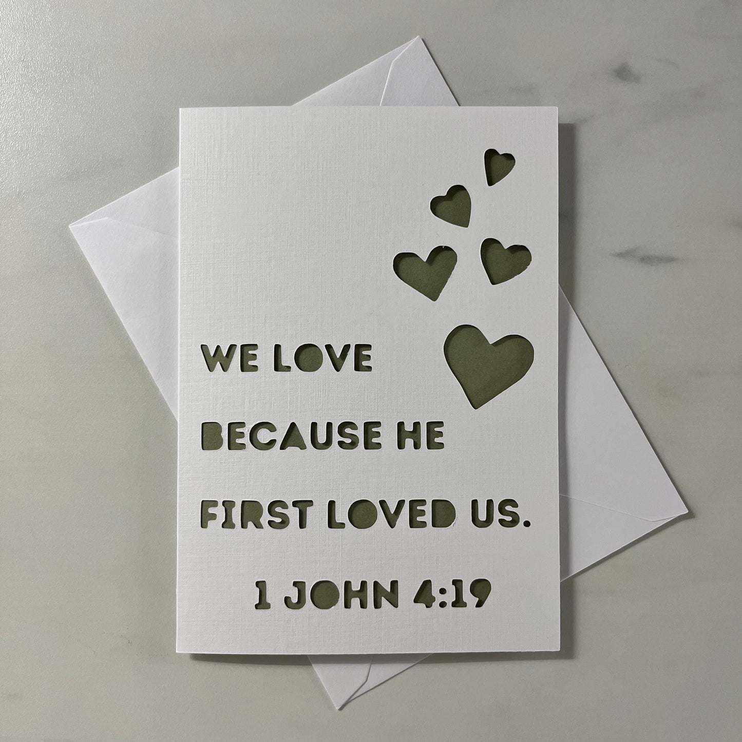 1 John 4:19 Card