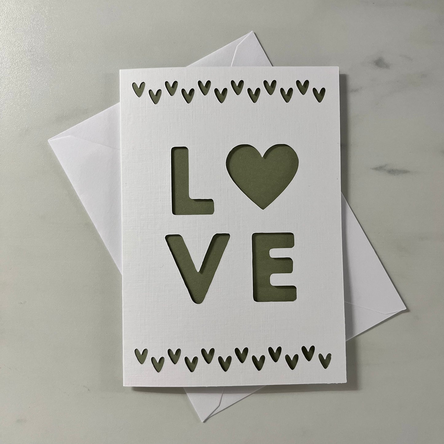 LOVE Papercut Cards
