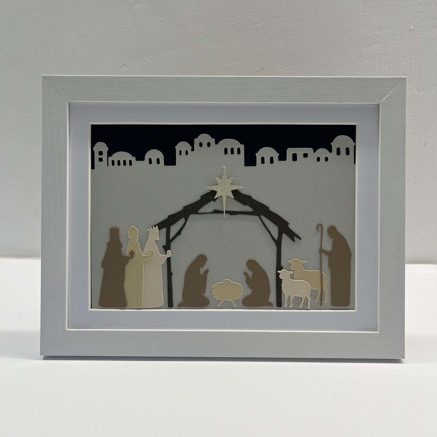 Create Your Own Framed Nativity Scene Craft Kit 6x8"