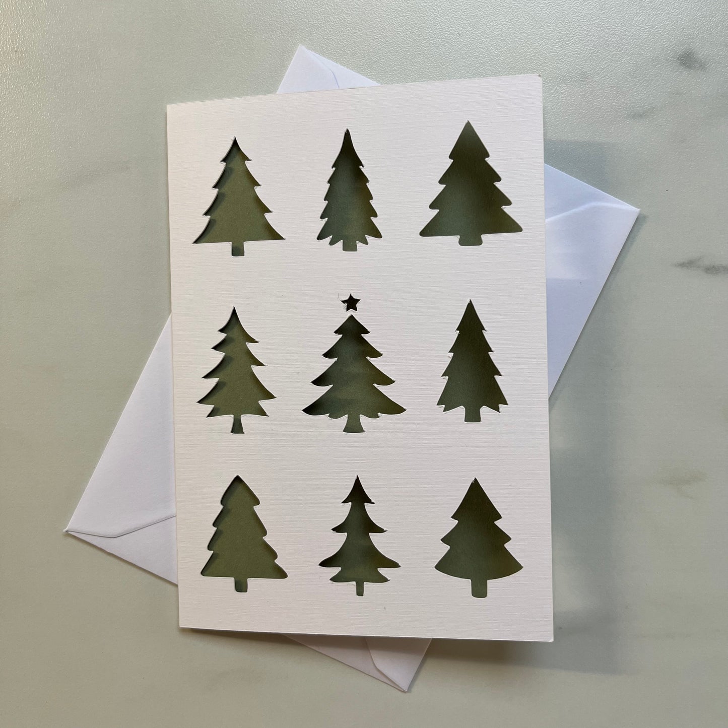 Winter Wishes Papercut Christmas Cards (Pack of 4)