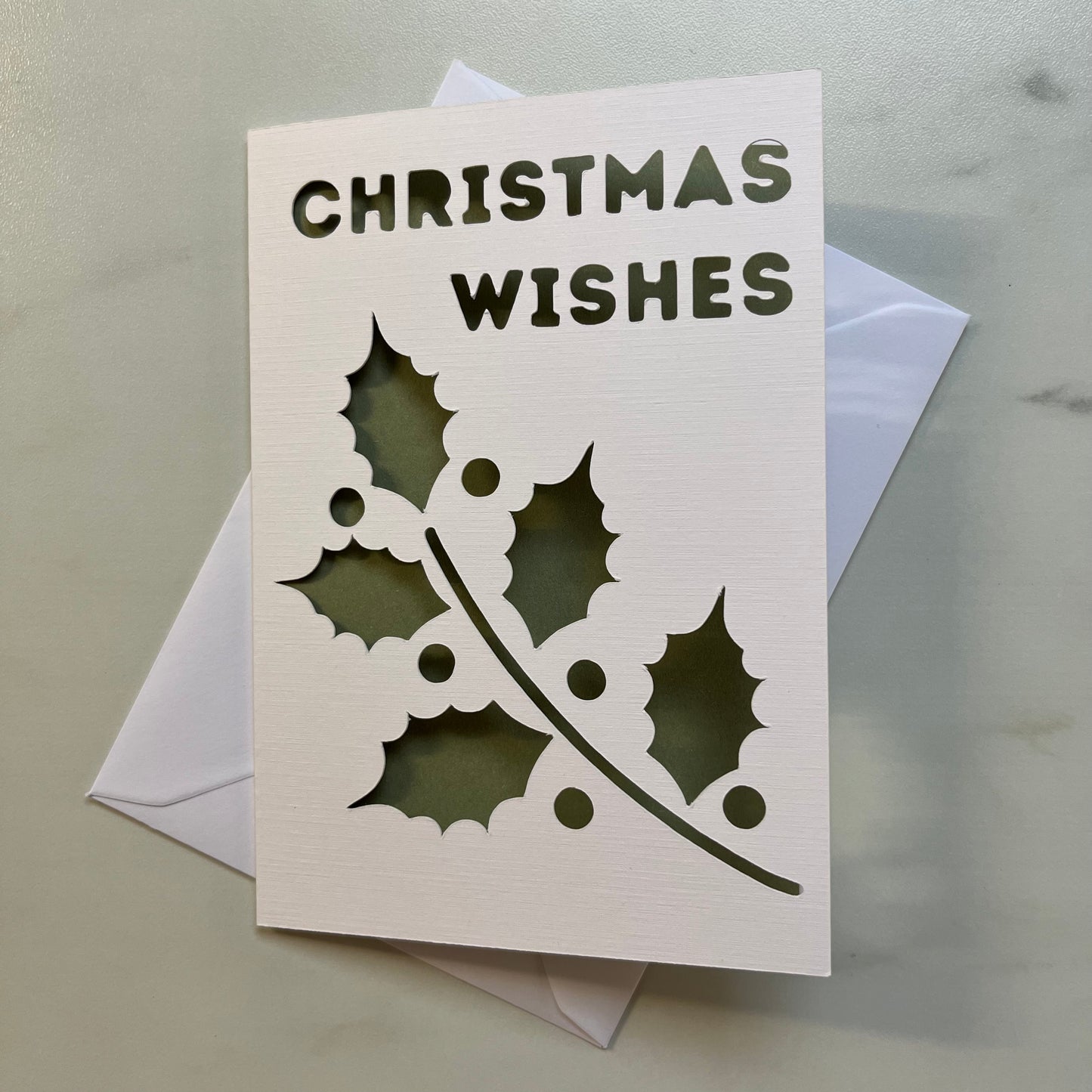 Winter Wishes Papercut Christmas Cards (Pack of 4)