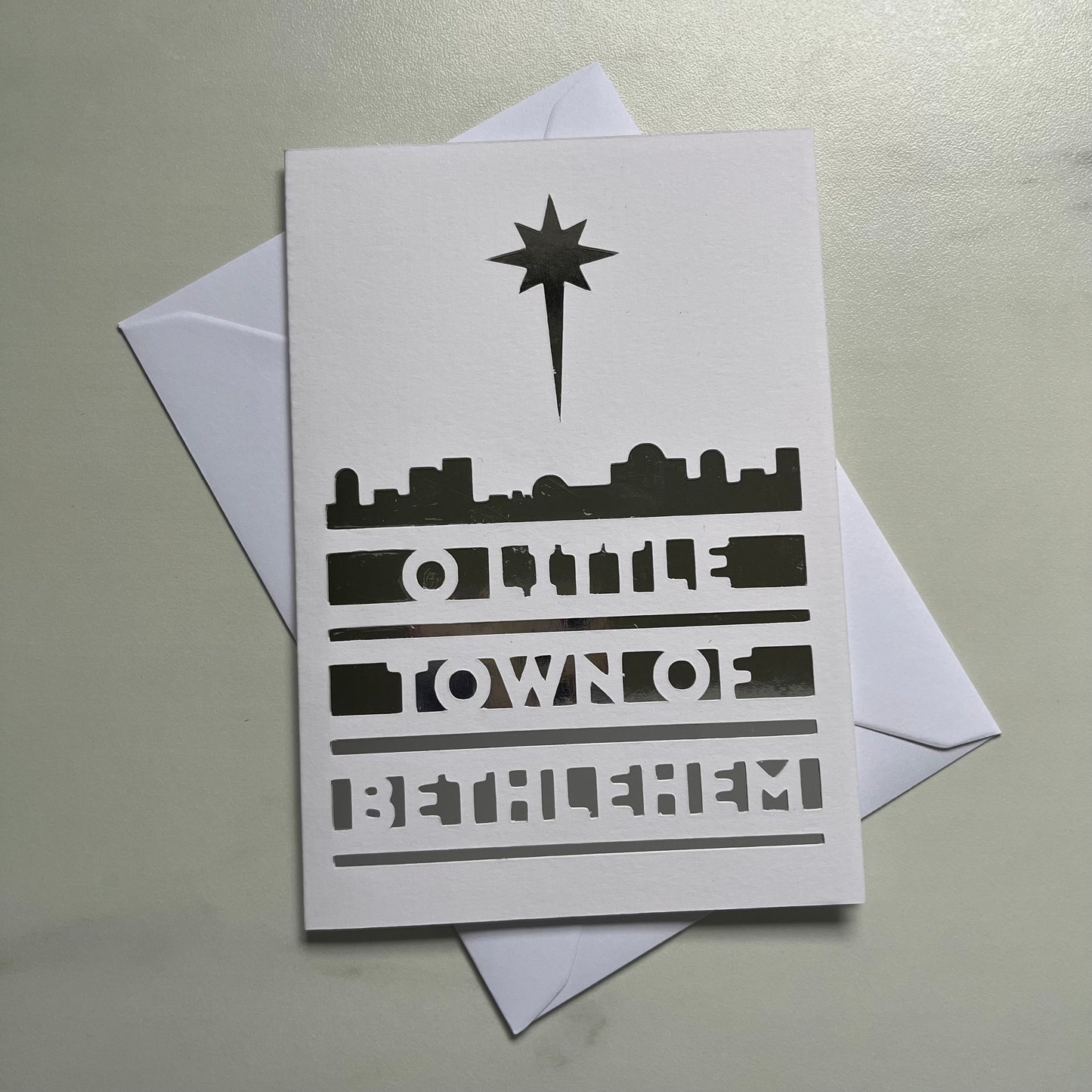 Bethlehem Blessings Papercut Christmas Cards (Pack of 4)