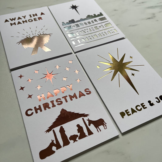 Bethlehem Blessings Papercut Christmas Cards (Pack of 4)