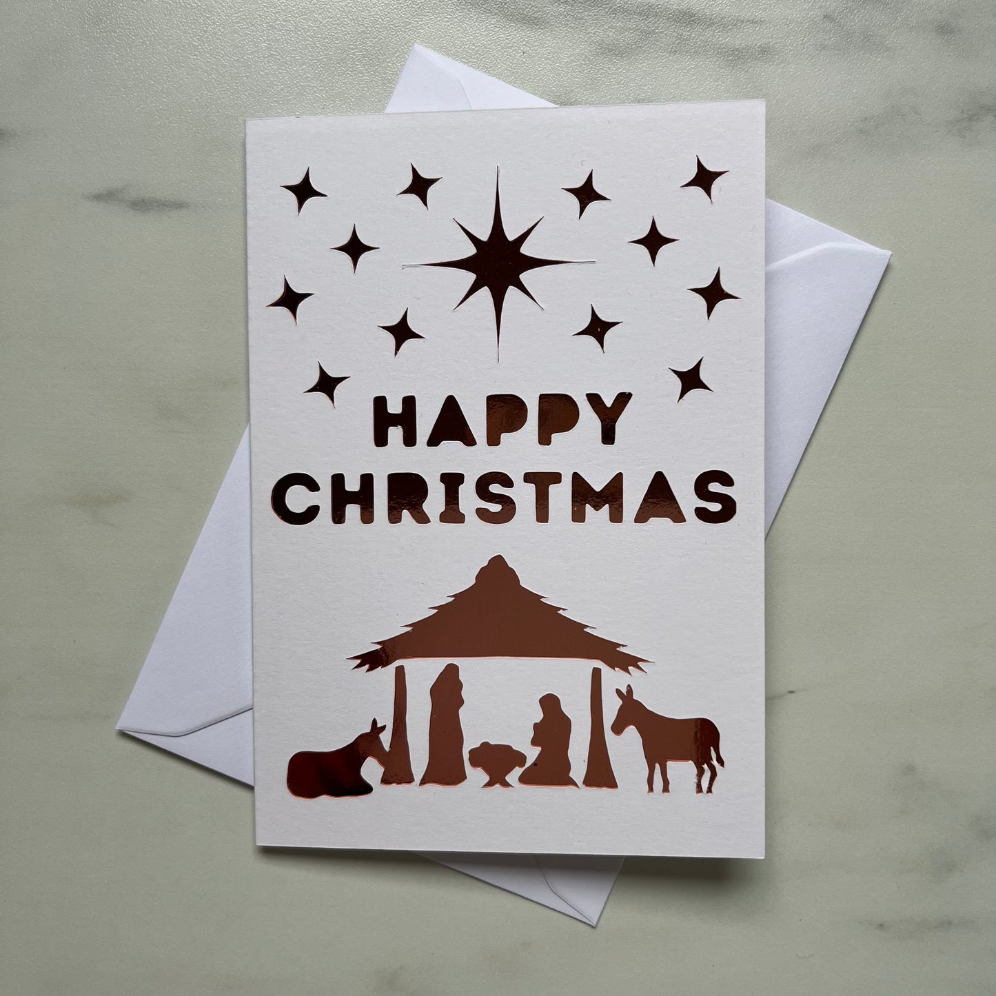 Bethlehem Blessings Papercut Christmas Cards (Pack of 4)