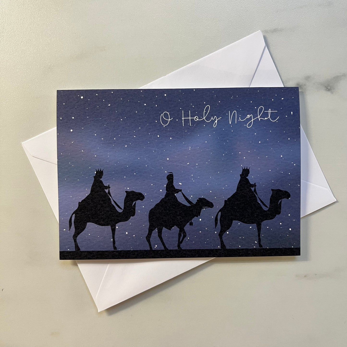 Divine Christmas Printed Christmas Cards (Pack of 6)