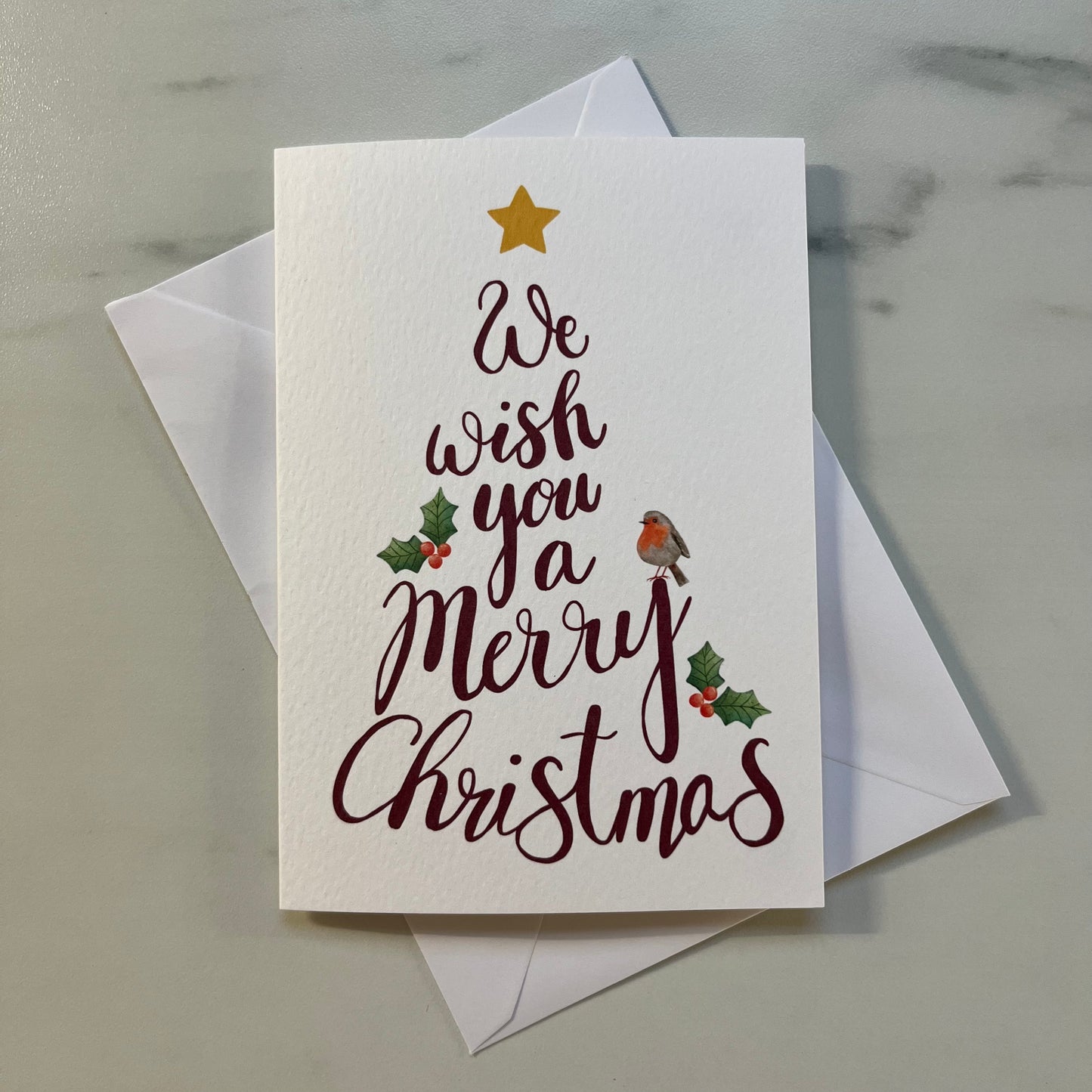 Joyful Tidings Printed Christmas Cards (Pack of 6)