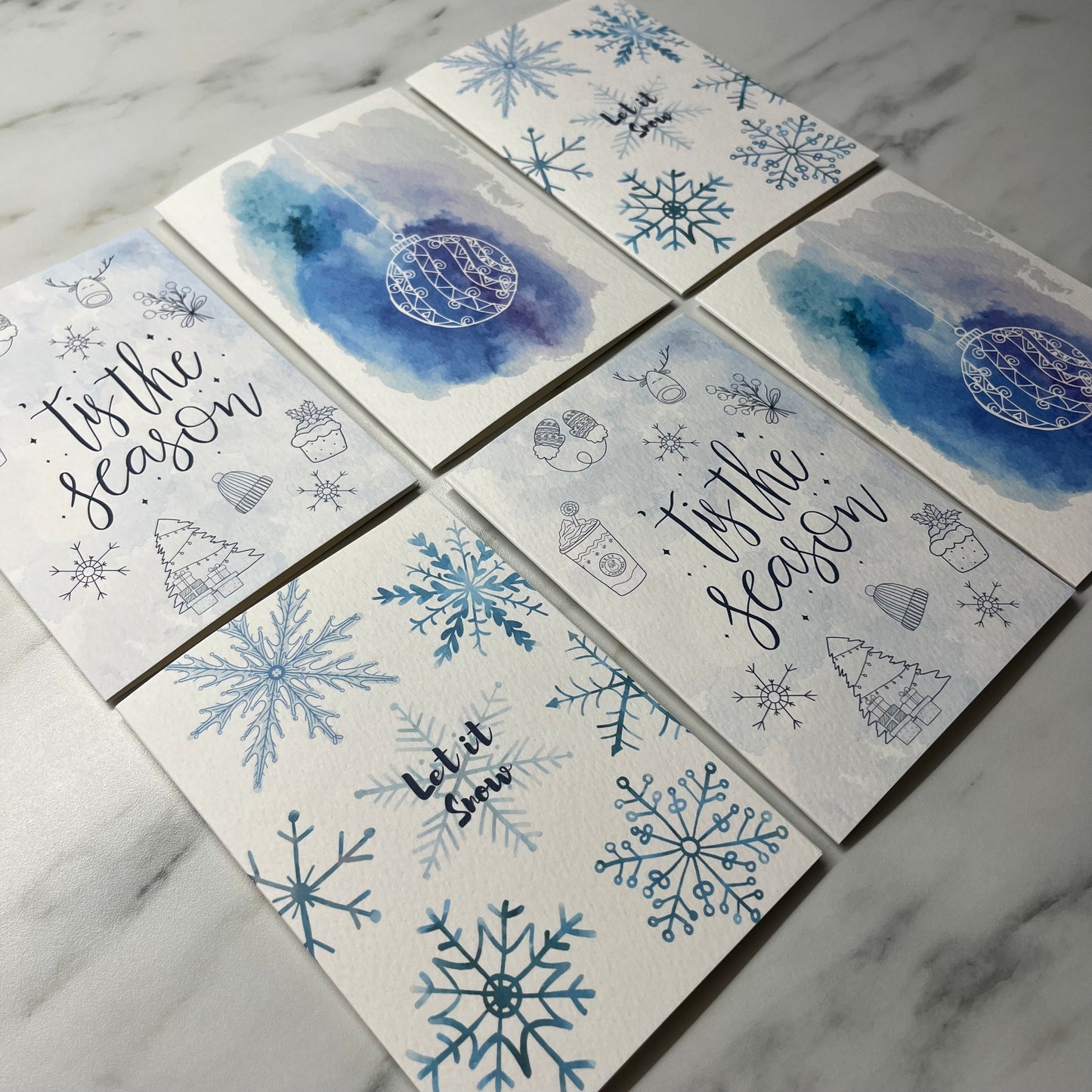 Winter Wonderland Printed Christmas Cards (Pack of 6)