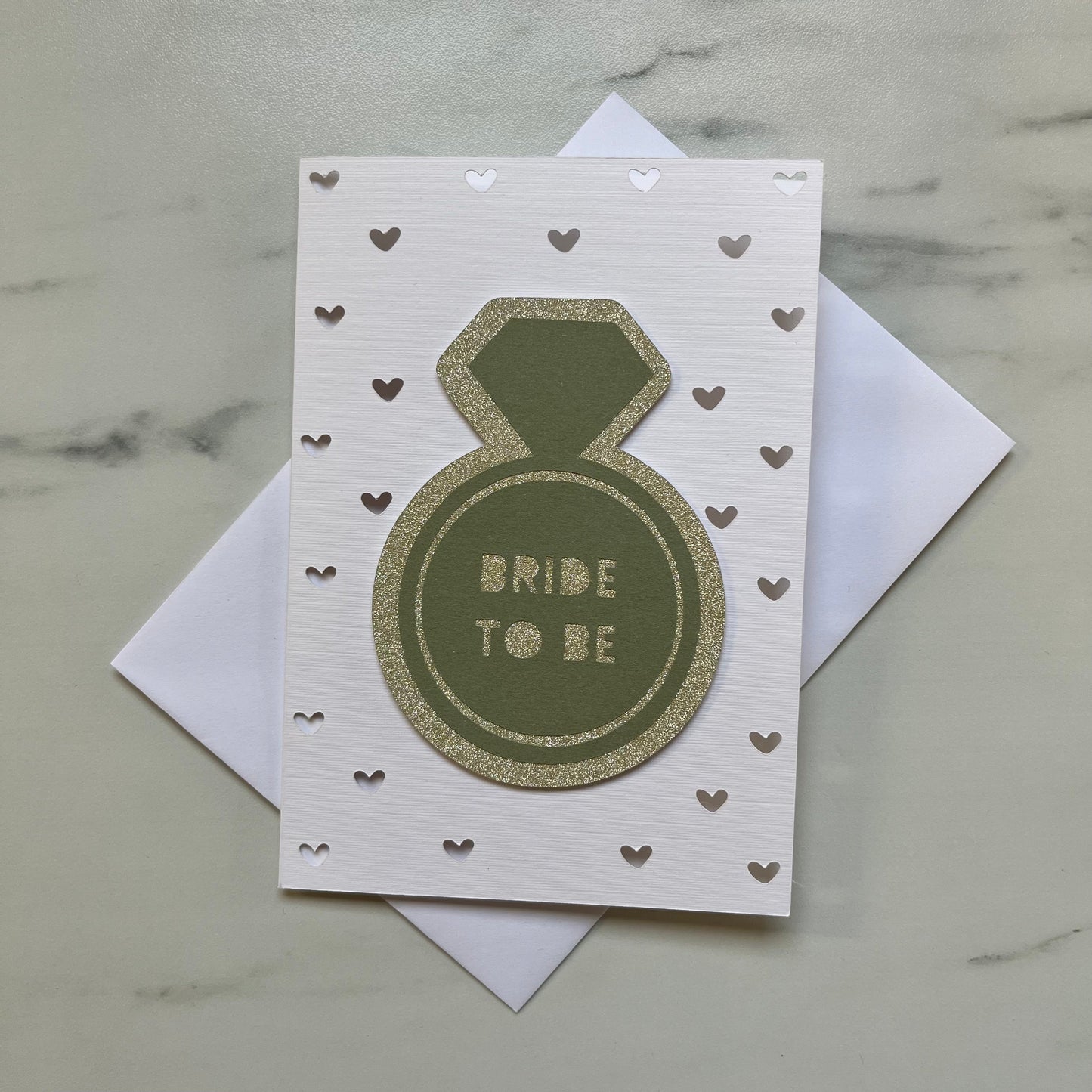 Bride-to-be Ring Silhouette Card