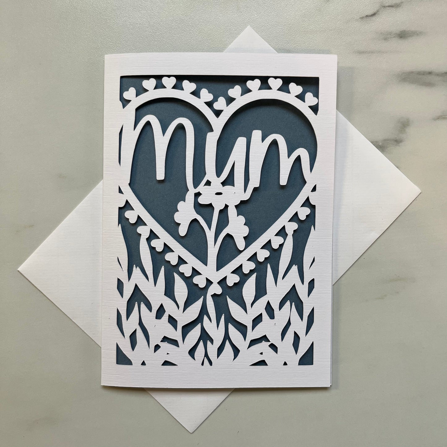 Mum Papercut Card