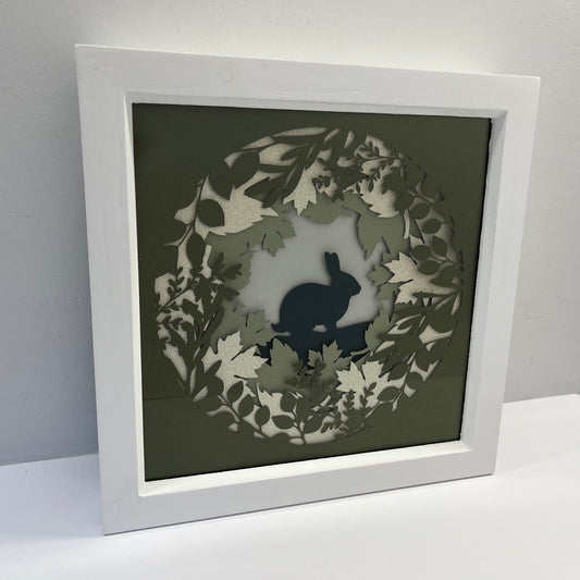 Woodlands Shadow Box Frame Scene 20 X 20 cm