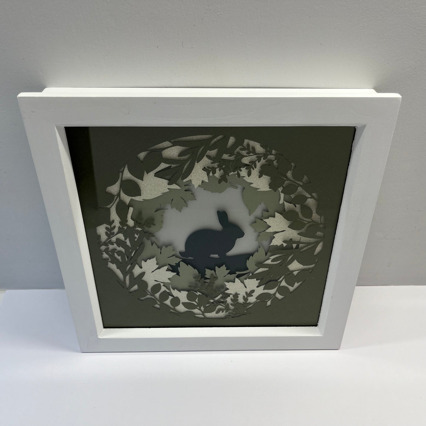 Woodlands Shadow Box Frame Scene 20 X 20 cm