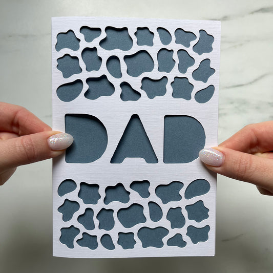 Dad Papercut Card