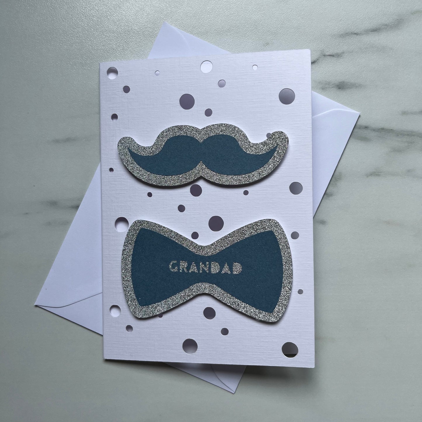 Bow Tie Silhouette Card