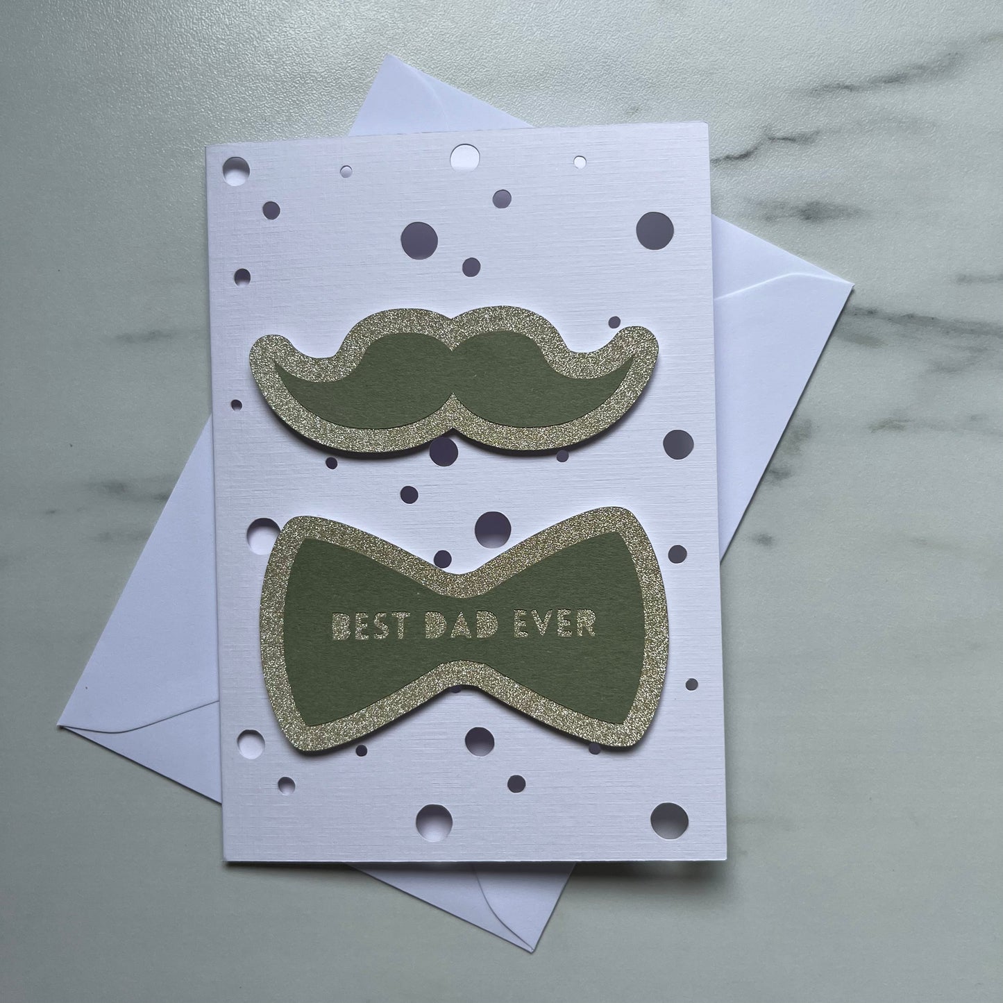 Bow Tie Silhouette Card