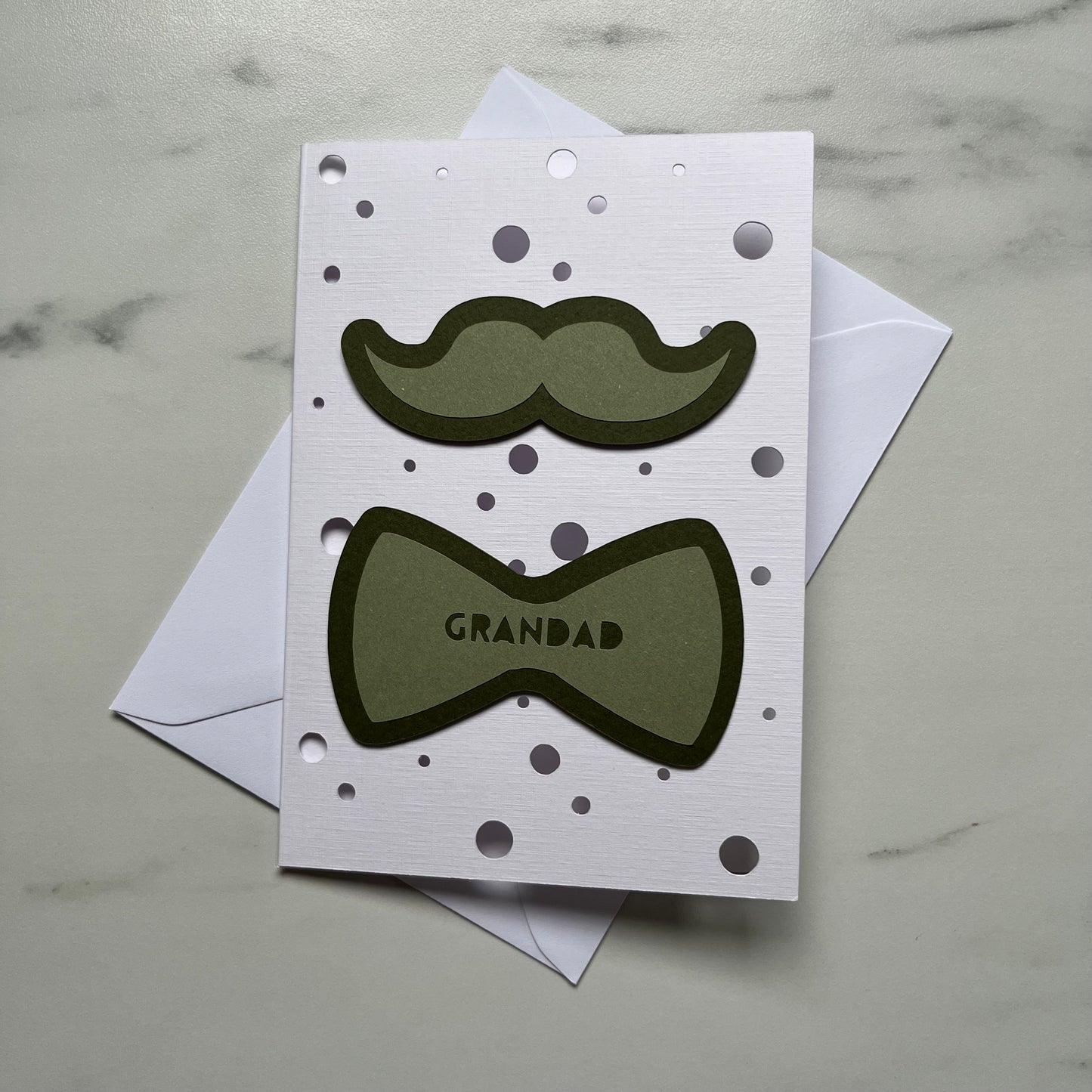 Bow Tie Silhouette Card