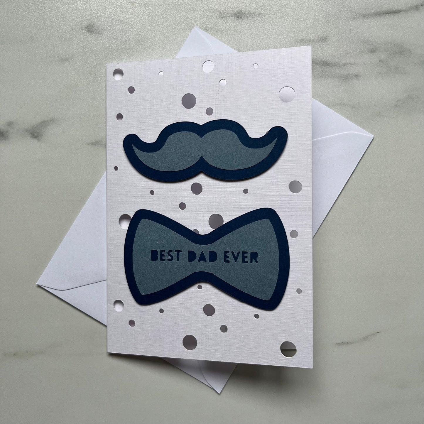 Bow Tie Silhouette Card