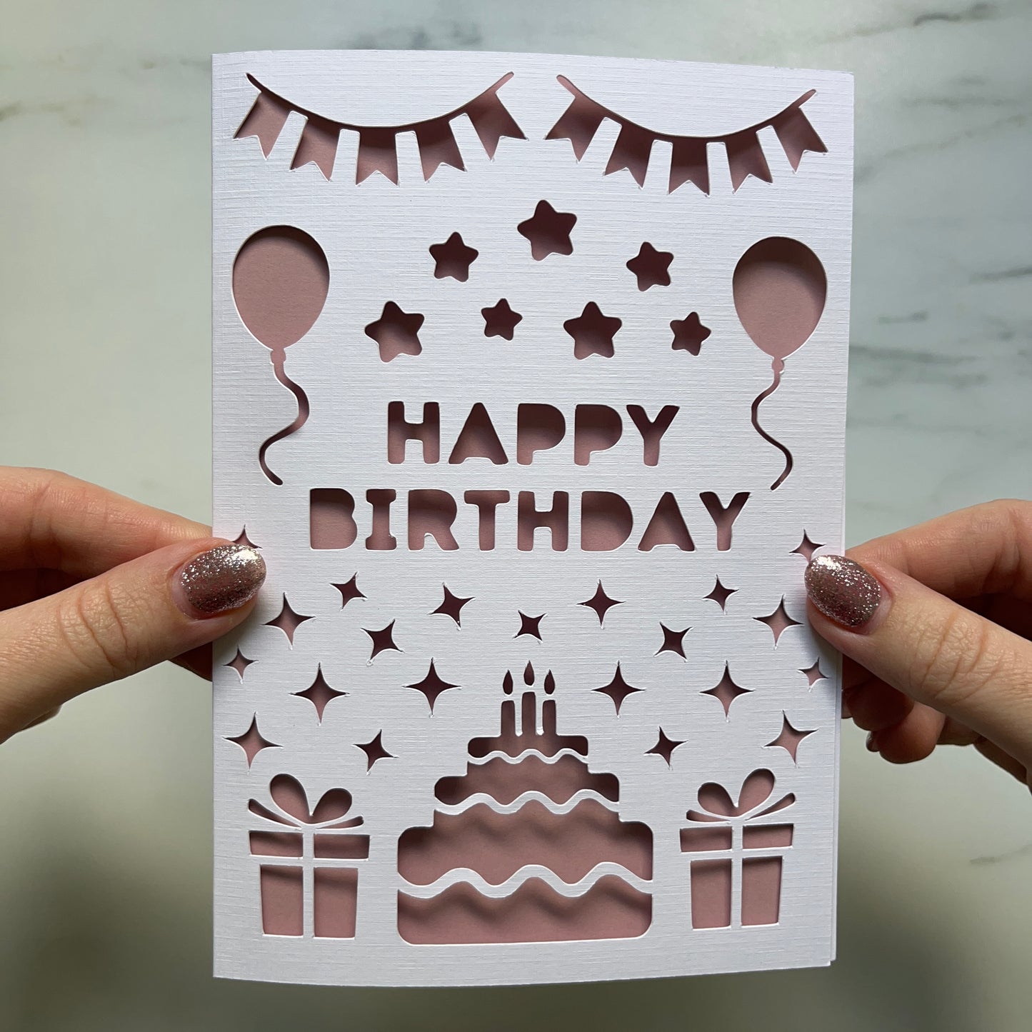 Birthday Papercut Card