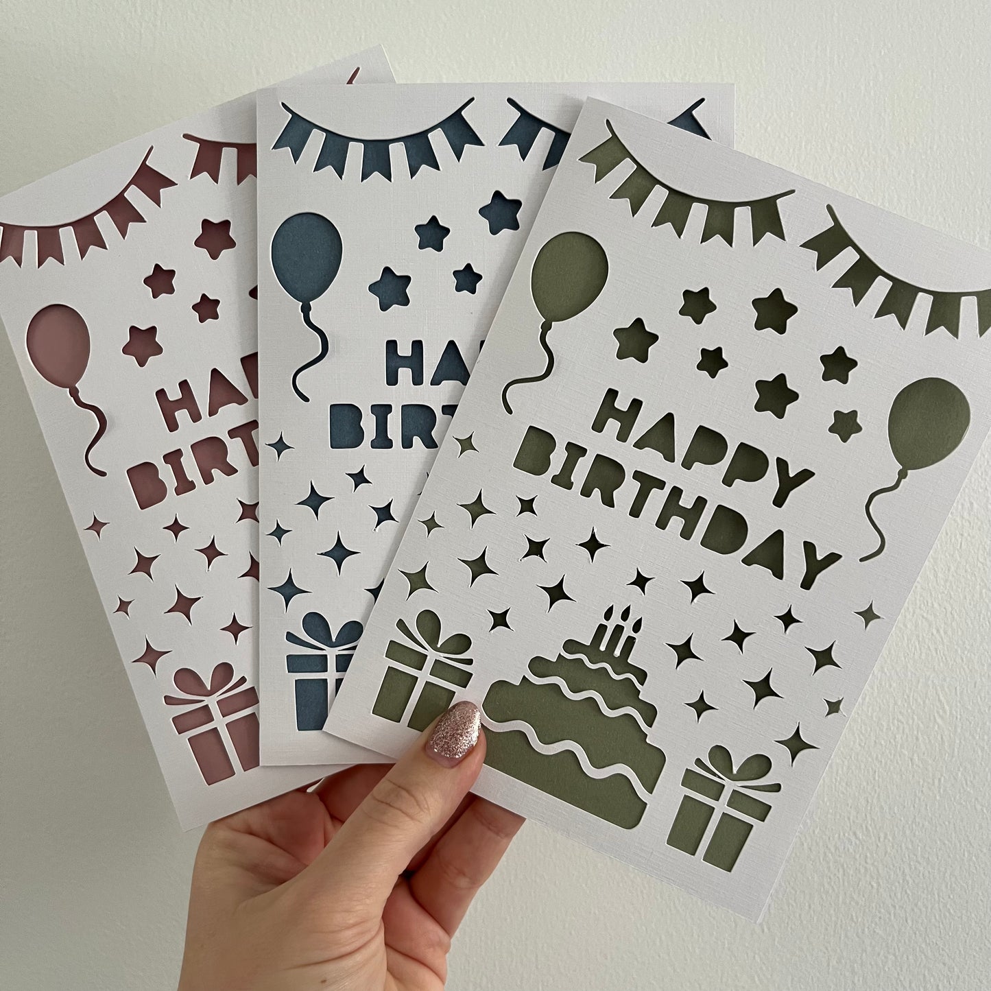 Birthday Papercut Card